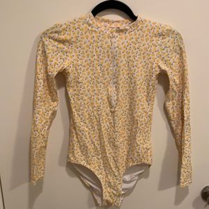 Girls Zara Flowered Swimsuit